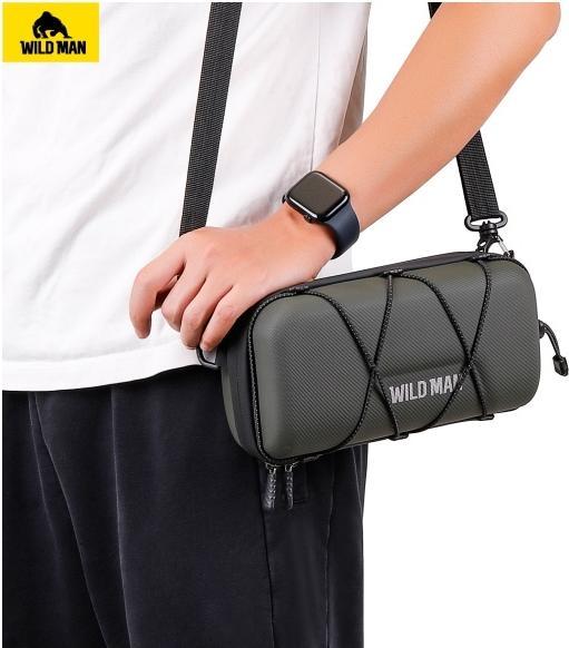 Produktbild Wildman Etui/uchwyt rowerowy GD8 sakwa na kierownicę zielone/green (Gepäckträgertasche)