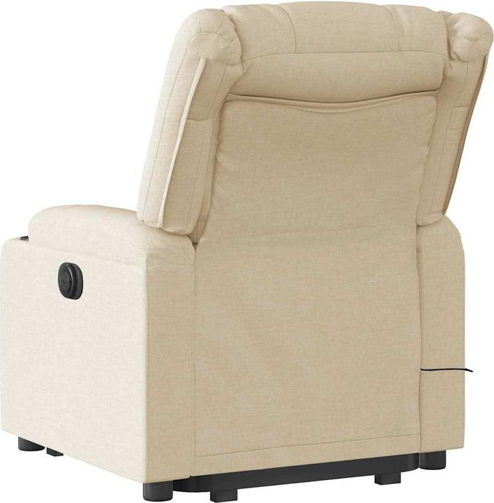 Produktbild VidaXL Massagesessel mit Aufstehhilfe Creme Stoff