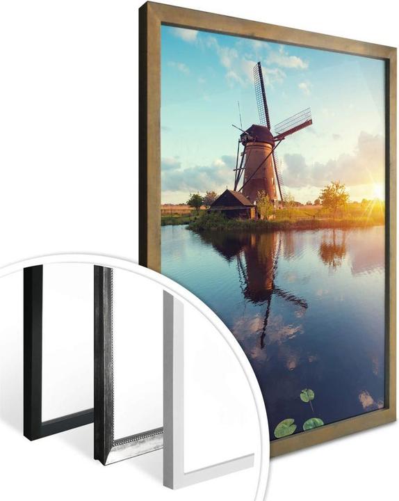 Produktbild Trenddeko Holländische Windmühle (30 x 40 cm)