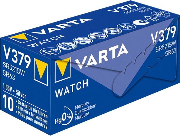 Produktbild Varta V 379 (S10) (1 Stk., SR63, 12 mAh)