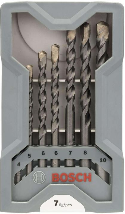 Actual product image Bosch Professional Zubehör Concrete drill set CYL-3 (4 mm, 5 mm, 6 mm, 7 mm, 8 mm, 10 mm)
