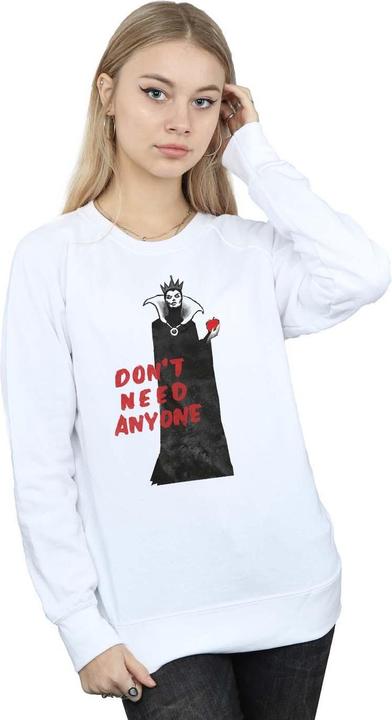 Actual product image Disney Womens/Ladies Villains Don't Need Anyone Sweatshirt (XL)