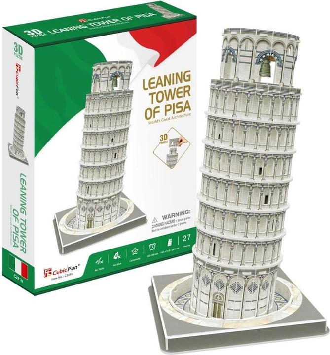 Actual product image Cubicfun Puzzle 3D The Leaning Tower of Pisa (27 pieces)