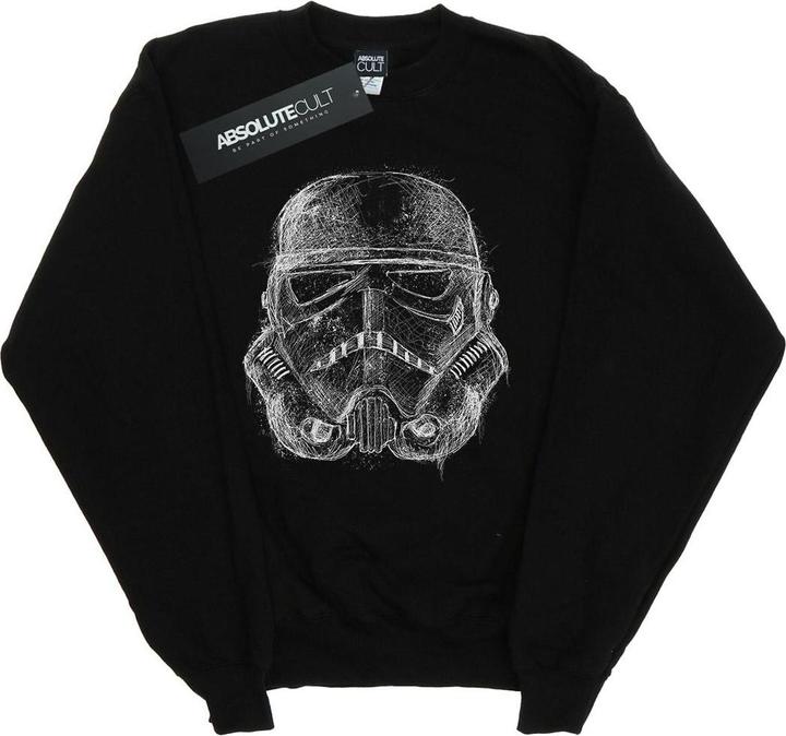 Produktbild Star Wars Stormtrooper Scribble Helmet Sweatshirt (XXL)