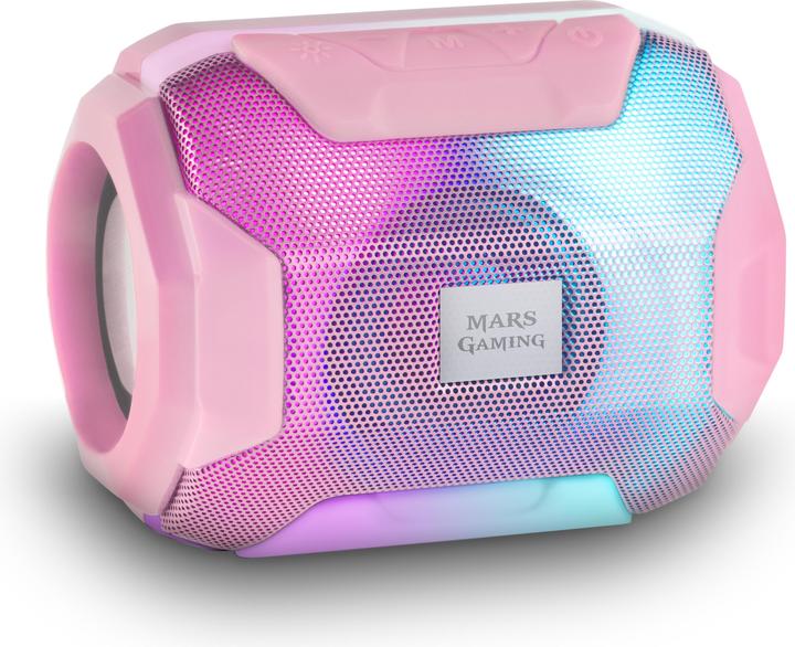 Produktbild Mars Gaming Enceintes Bluetooth Msbax RGB (Rose) (8 h, Akkubetrieb)