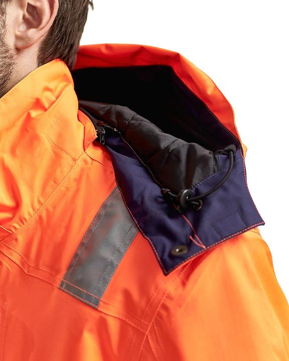Image du produit Blakläder Blouson d’hiver de signalisationorange / bleu marine (3XL)
