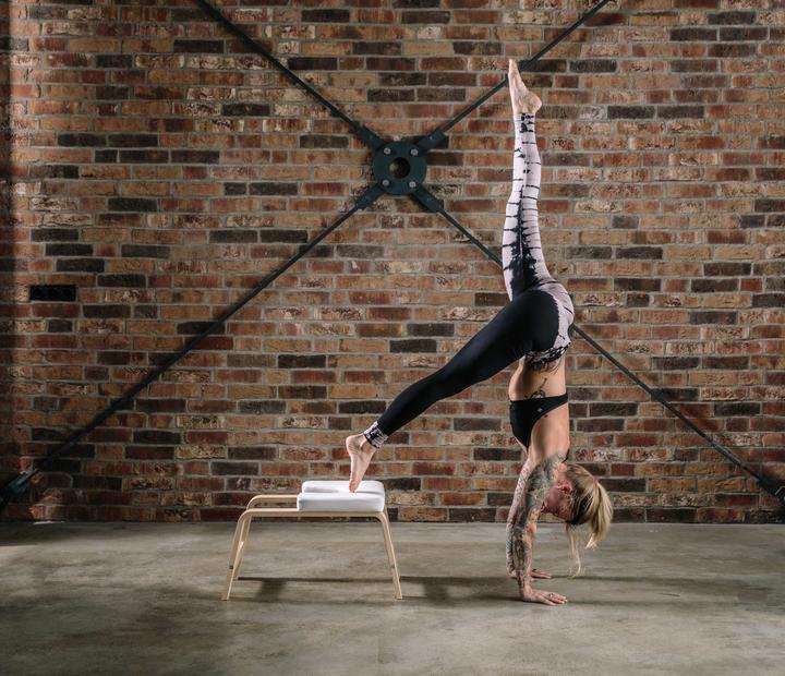 Actual product image Yogistar Feetup headstand stool