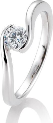 Produktbild Breuning Ring Schwung 0,40-0,60 ct. (53, 750/18 K Gold)