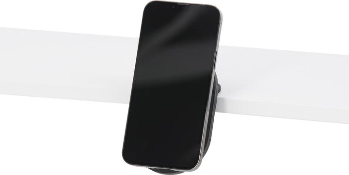 Actual product image Oakywood MagSafe iPhone Desk Shelf Mount - magnetic shelf mount for iPhone - color Black -