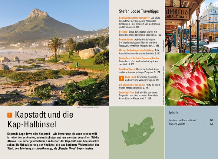 Actual product image Stefan Loose Reiseführer Südafrika, Lesotho und eSwatini (German, Philip Briggs, Ariadne Van Zandbergen, 2024)