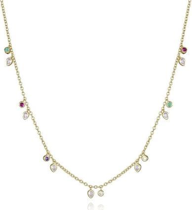 Actual product image Viceroy Playful gold-plated necklace with zircons Trend 9122C100-39