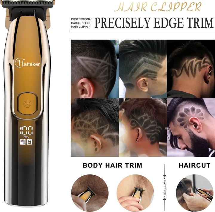 Actual product image Hatteker 2 in 1 electric razor