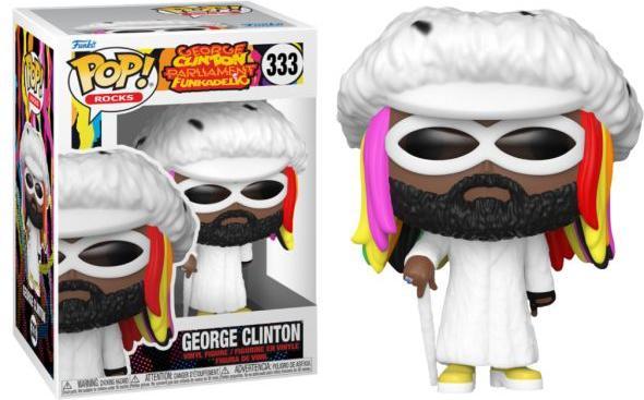Actual product image Funko George Clinton POP! Rocks Vinyl Figurine 9 cm