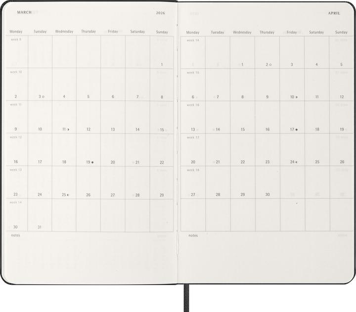 Produktbild Moleskine Geschäftsagenda Daily (13 x 21 cm, Englisch)