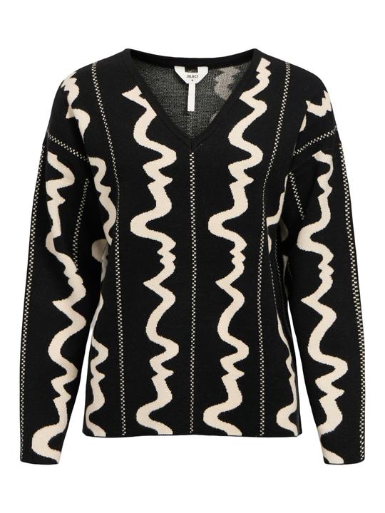 Produktbild Object V-Ausschnitt Strickpullover (L)