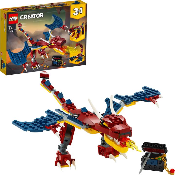 Actual product image LEGO Fire Dragon (31102, LEGO Creator 3-in-1)
