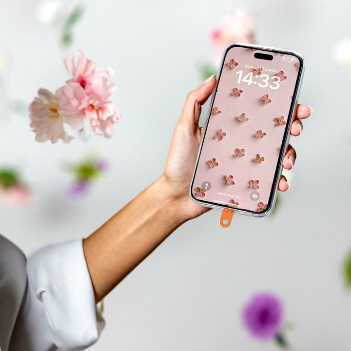 Immagine prodotto Caseme Bracciale Coco per smartphone con fiori (Poliestere, Poliuretani termoplastici (TPU), Cotone)