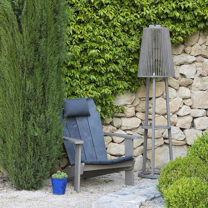 Actual product image Les Jardins Lampadaire solaire Tecka en duratek ht182cm TECK85B (7 lm)