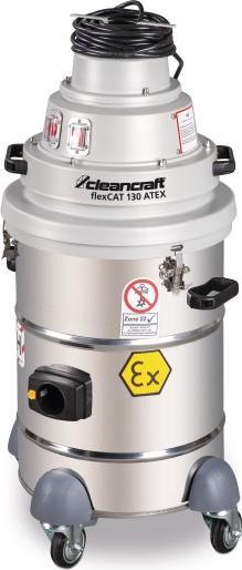 Produktbild Cleancraft Industriestaubsauger flexCAT 130 ATEX Grosssauger für den Einsatz im explosionsgefährdete (Nass-Trockensauger)