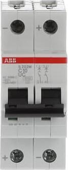 Actual product image ABB LS S202M-C10UC Automatic circuit breakerÂ C-Char., 10kA, 10A, 2P