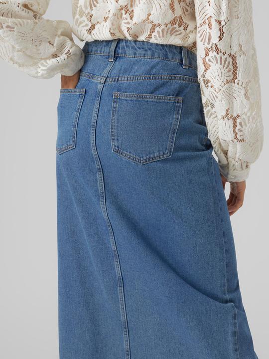 Produktbild Vero Moda Hohe Taille Langer Rock Jeansrock (M)