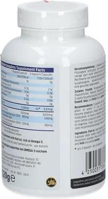 Nährwerte und Zutaten All Stars Omega-3 Caps (126 Stück, Kapseln, 126 g)
