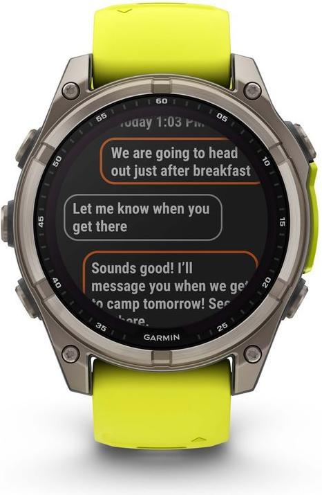 Actual product image Garmin Fenix 8 Solar Sapphire Titanium (47 mm)