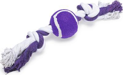 Actual product image Karlie Baumwollknoten mit Tennisball (Ball toy dog)