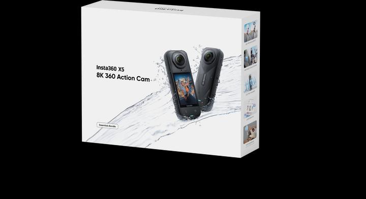 Actual product image Insta360 X5 Essentials Bundle (30p, Wi-Fi, Bluetooth)
