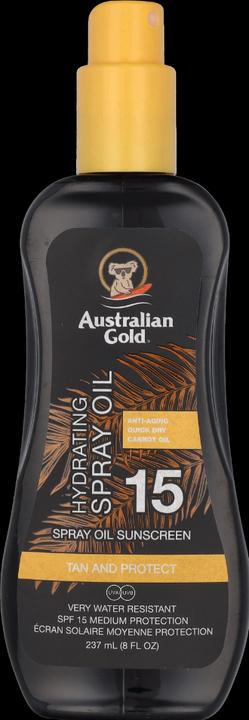 Actual product image Australian Gold Spray oil (Sun spray, Suntan oil, SPF 15, 237 ml)