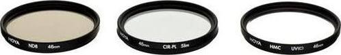 Actual product image Hoya Digital Filter Kit II (UV, CIR-PL & ND8) Filterset (40.50 mm, Neutral density filter, Polarizing filter, UV filter)