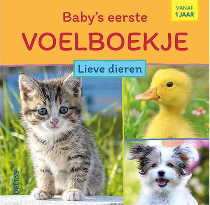 Actual product image The first touch book for babies - cute animals