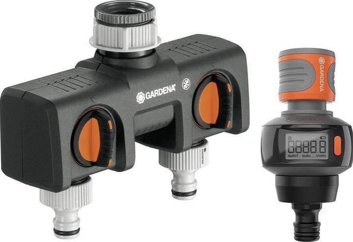 Produktbild Gardena 2-Wege- + Wasserzähler (2 Wege Verteiler, 30.30 mm)