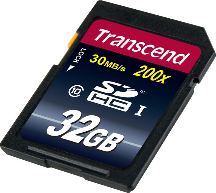 Produktbild Transcend SDHC 200x (32 GB, SDHC, U1, UHS-I)