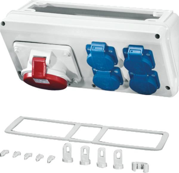 Actual product image Hensel HEN MICB17 Connection Box 4x Schuko and CEE 32A