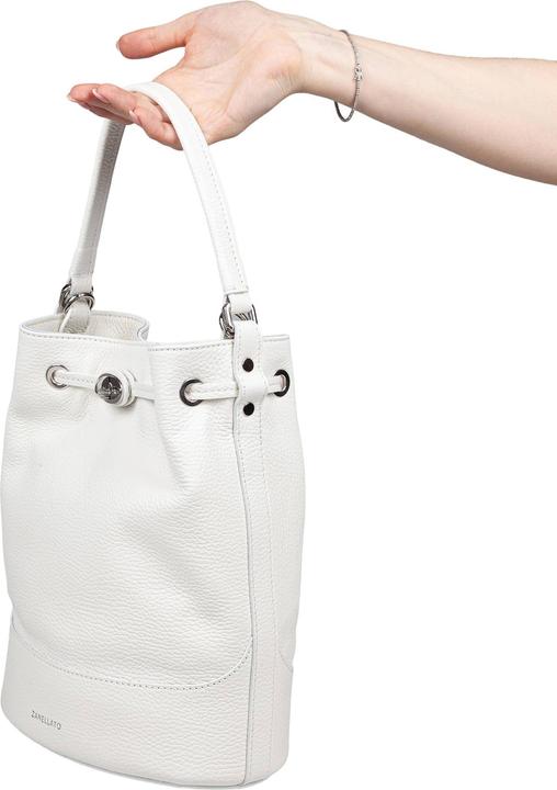 Produktbild Zanellato monda daily day s bucket bag in milk color leather