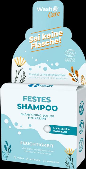 Produktbild Washo Festes Shampoo Feuchtigkeit (200 ml, Festes Shampoo)