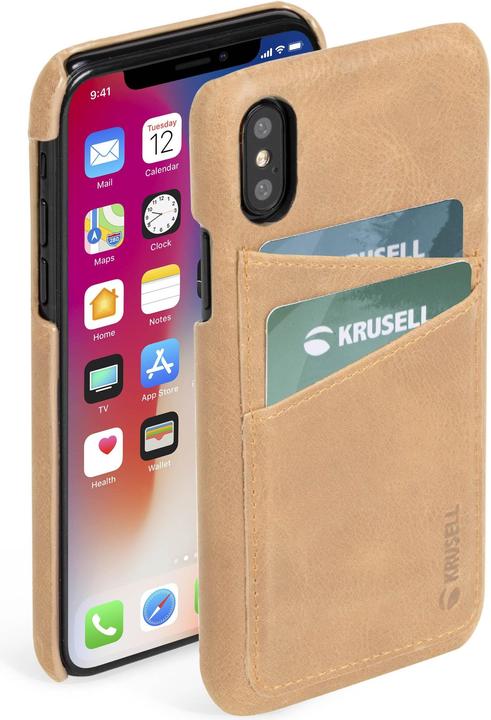 Produktbild Krusell Sunne 2 Card Cover Apple XS Max nude (Apple iPhone XS Max)