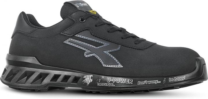 U-Power Veiligheidsschoen BEN Gr.42 zwart/grijs S3 CI SRC ESD EN20345 microvezel U.POWER (S3, 42)