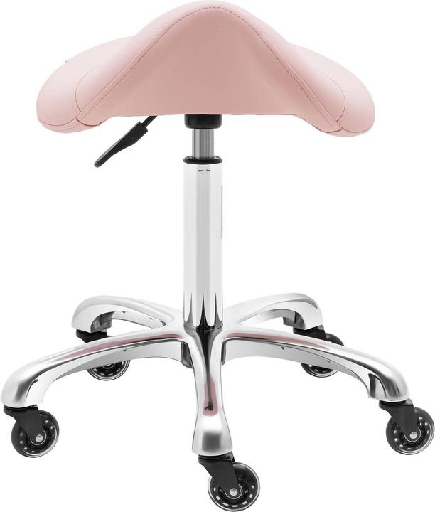 Produktbild Physa Sattelhocker YORK POWDER PINK ergonomischer Rollhocker höhenverstellbar