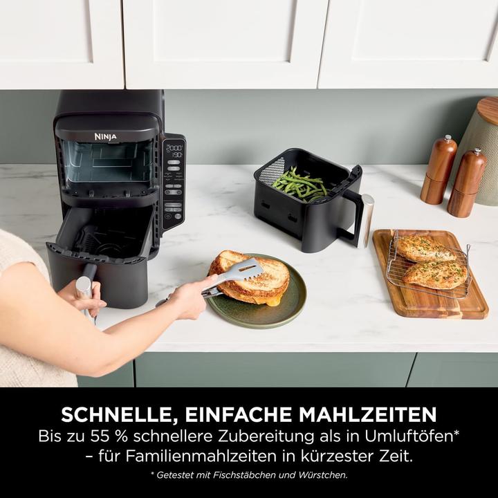 Actual product image Ninja Double stack hot air fryer, 7.6 litres