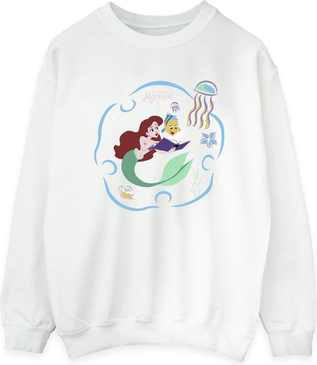 Produktbild Disney The Little Mermaid Reading A Book Sweatshirt (M)