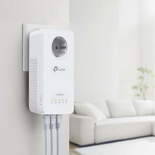 Actual product image TP-Link Powerline TL-WPA1300P KitDE (1300 Mbit/s)