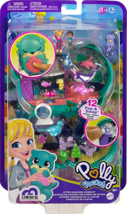 Actual product image Polly Pocket Otter Aquarium Compact