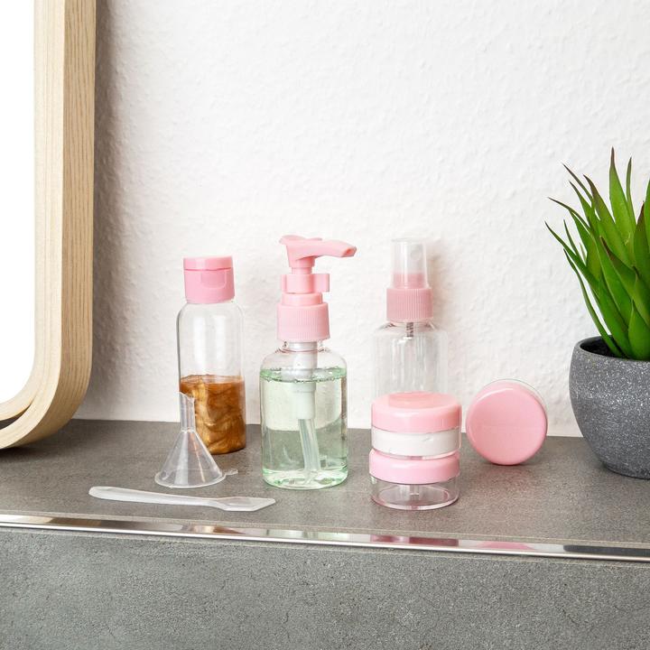 Produktbild Intirilife Flaschen Set in ROSA TRANSPARENT