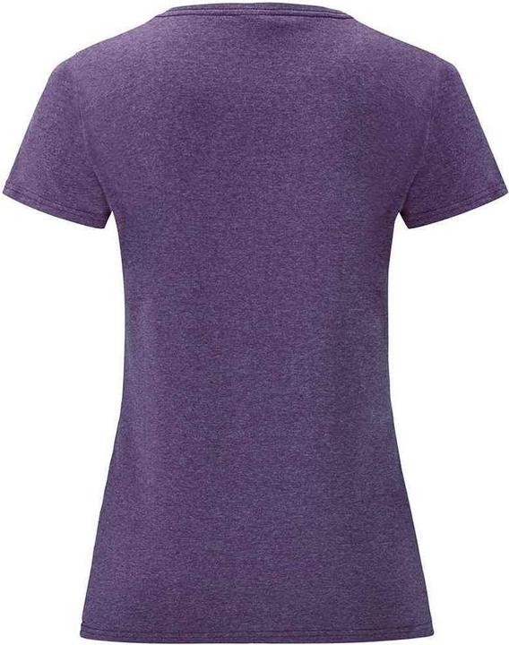 Actual product image Fruit of the Loom Womens/Ladies Valueweight Heather Lady Fit T-Shirt (42 D)