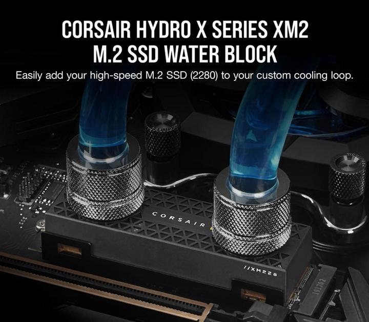 Immagine prodotto Corsair Hydro CX-9029002 Solid State Drive Water Block nero