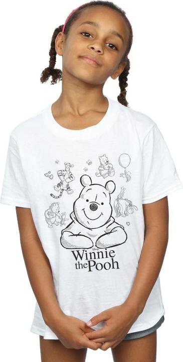 Immagine prodotto Disney Winnie The Pooh Collage Sketch Maglietta Ragazze (116)