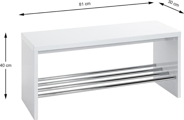Actual product image HAKU Möbel Kade (81 x 30 x 40 cm)