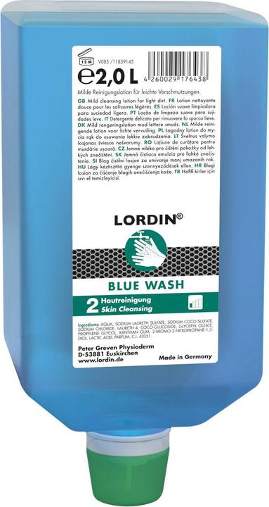 Produktbild Lordin Hautreinigungslotion ® BlueWash 2L (Flüssigseife, 2000 ml)